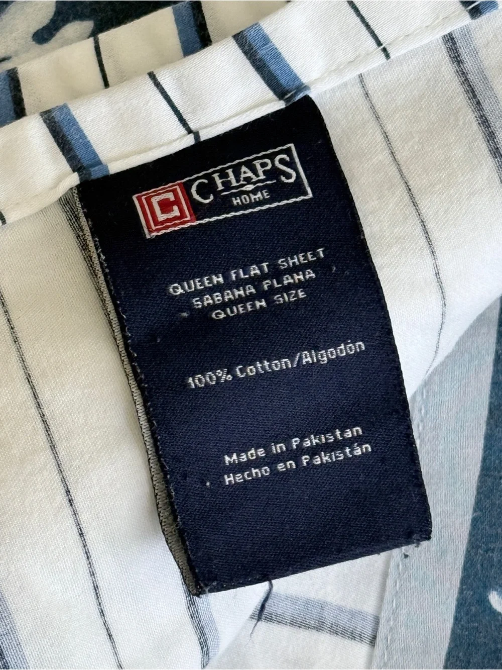 Chaps Ralph Lauren Camellia Queen Sheet Set - Flat & Fitted